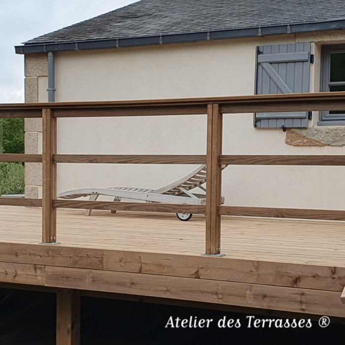 Garde corps 2 - Garde-corps bois Barrière Mousterlin