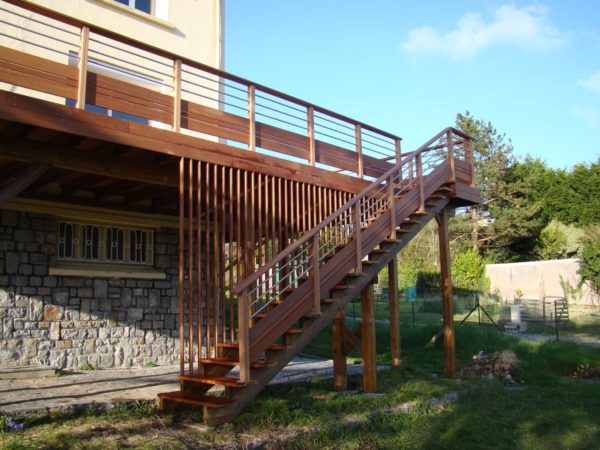 Terrasse en hauteur 1 - Terrasse sur poteaux