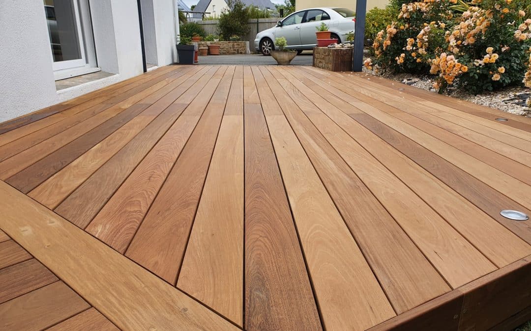 Réalisation d’une terrasse en Ipé avec fixation no…