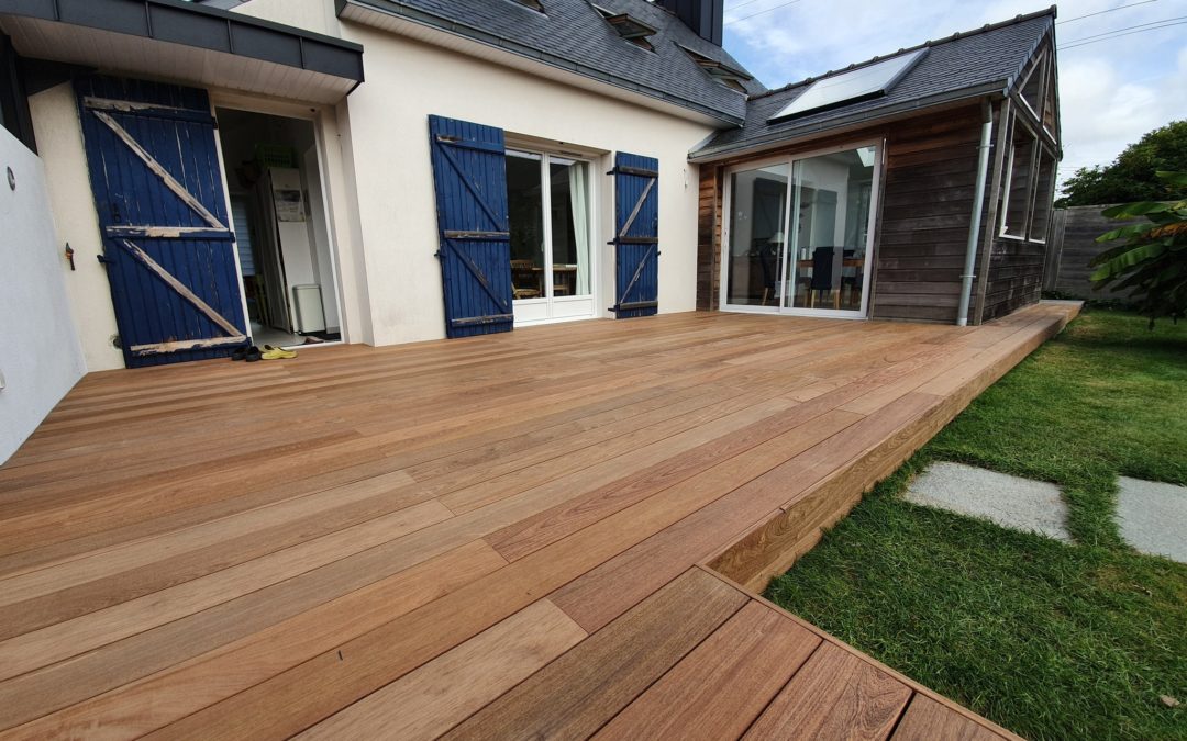 Réalisation d’une terrasse au sol en Ipé avec des …