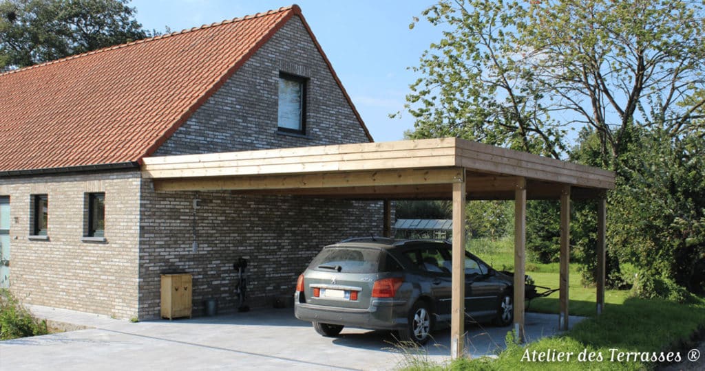 galerie carport bois 2 - Carports bois