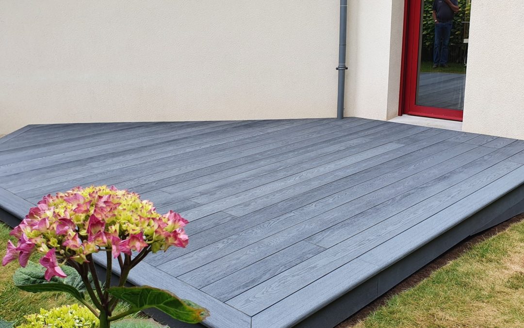 Réalisation d’une terrasse au sol en Millboard, Ba…