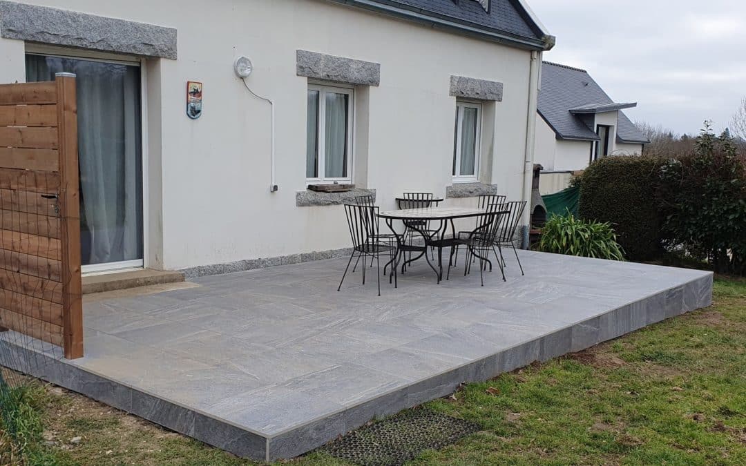 Réalisation d’une terrasse en carrelage posée sur …