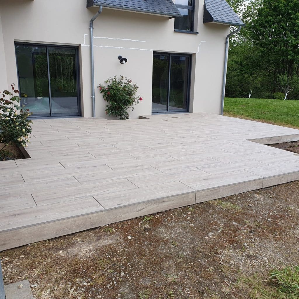Realisation dune terrasse en carrelage sur struct - Réalisation d'une terrasse en carrelage sur struct...