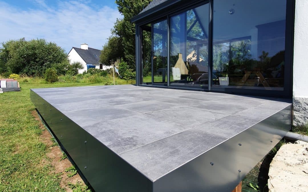 Réalisation d’une terrasse en carrelage sur struct…