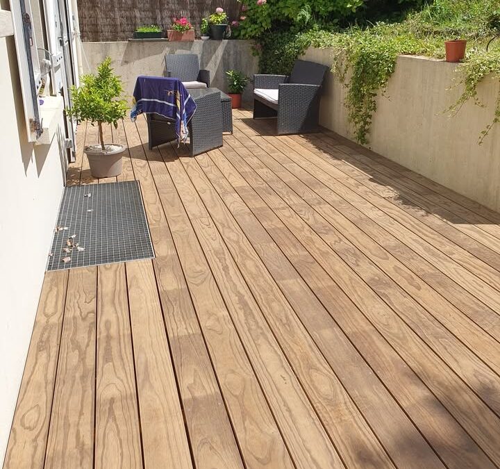 Zoom sur l’une de nos dernières réalisations : Une terrasse…