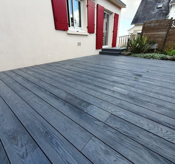 ✨ Nouvelle réalisation d’une terrasse élégante et durable en Millboard…
