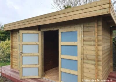 CL 1608 SSS Padouk Hapax Abri de Jardin 23 - Abris