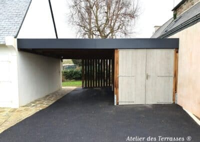 CL919 Carport Bardage Abri 3 - Abris