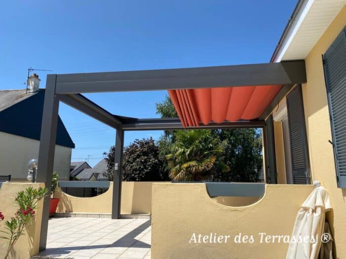 image00054 - Toiles rétractables Pergola en aluminium avec toile rétractable